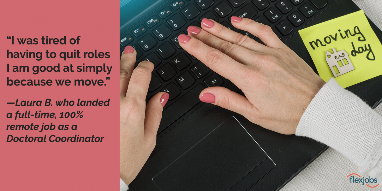 Military Spouse Grows Career With FlexJobs Membership FlexJobs